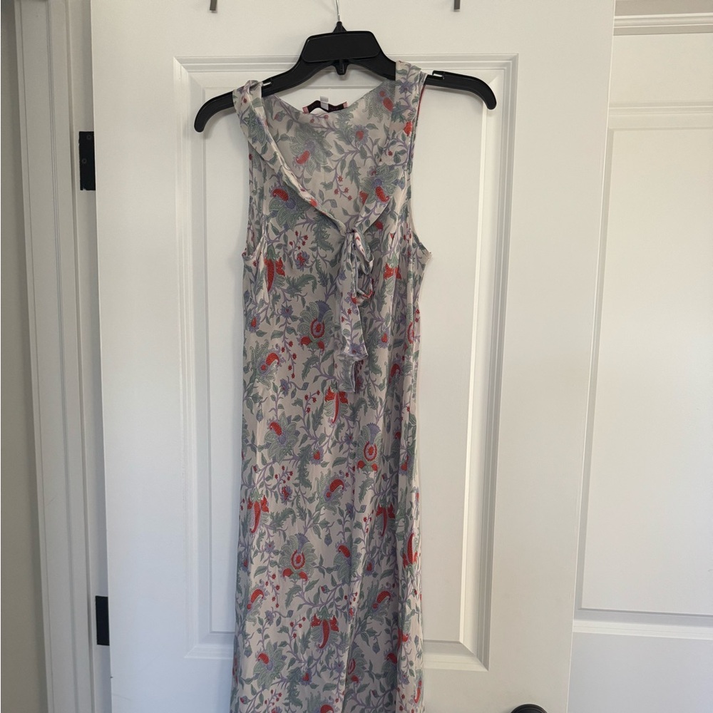 Sleeveless Silk Sheath Dress